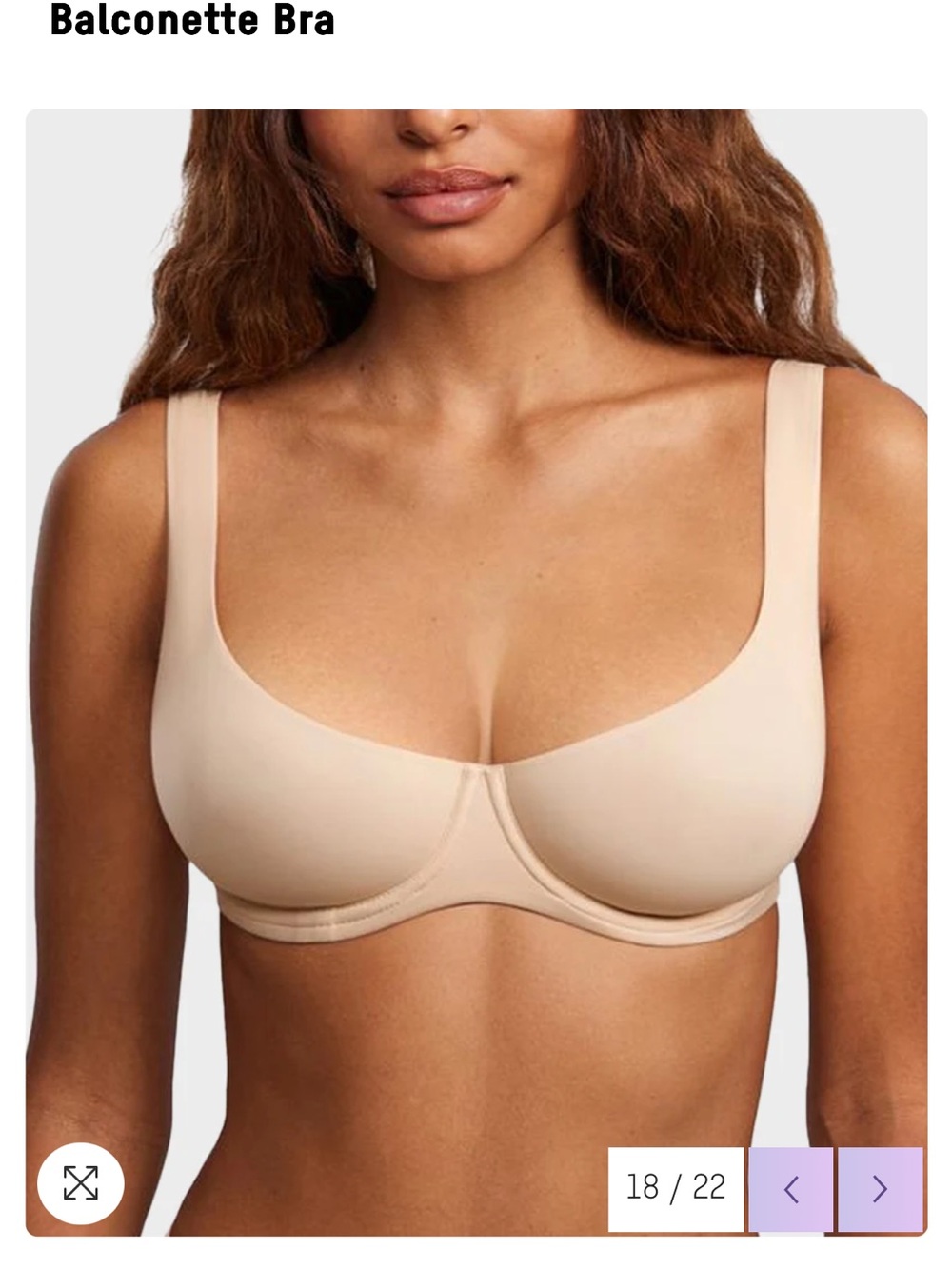 Everyday Support Balconette Bra in Nude